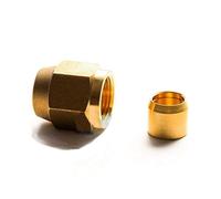 Bochettone raccordo autocartellante 1/4'' per rame climatizzatore