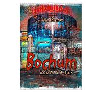 Bochum ich komme aus dir (Wandkalender 2026 DIN A3 hoch), CALVENDO Monatskalender: Bochum ist eine Großstadt im Zentrum des Ruhrgebiets