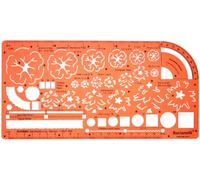 Bocianelli 1:50 e 1:100 Scala Maschera Sagoma Stencil Paesaggio Design Stencil Architettonico Piante di Progettazione Simboli Giardino Piante Architetto Disegno Modello