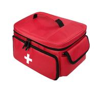 Boczif Cassetta Pronto Soccorso Vuota, Pronto Soccorso Borsa Compatto Impermeabile e Resistente (Rosso) (solo borsa)