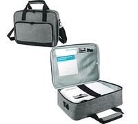 Boczif Custodia per proiettore, custodia portatile da viaggio con scomparto per laptop e tracolla regolabile per mini proiettore e accessori