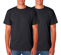 BOD HOME, Confezione 1 o 2 T-Shirt a Maniche Corte da Uomo, 100% Cotone, Collo Rotondo, Traspirante, Tinta Unita, vestibilità Leggermente Aderente, Casual, Comoda, Basic, Taglie S, M, L, XL, XXL, 3XL