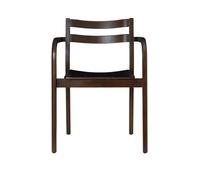 Boda Sedia da Pranzo Con Braccioli Dark Stained Beech