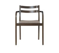 Boda Sedia da Pranzo Con Braccioli Imbottito Rugged Bou M Faggio/Natural