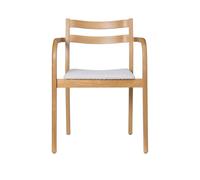 Boda Sedia da Pranzo Con Braccioli Imbottito Rugged Bou M Rovere/Off-White