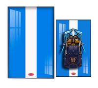 Bodamaike - Quadro da parete per Lego Technic Bugatti Chiron Race Car 42083, compatibile con Lego Bugatti Technic, idee regalo per gli appassionati di supporto da parete per auto Lego, 50 x 80 cm