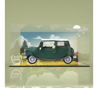 Bodamaike Vetrina compatibile con Lego 10242 MINI Cooper, antipolvere, adatta per modelli e oggetti da collezione, vetrina acrilica trasparente e antipolvere (vetrina)