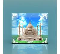 Bodamaike Vetrina compatibile con Lego 10256 Taj Mahal, antipolvere, adatta per modelli e oggetti da collezione, vetrina acrilica trasparente e antipolvere (vetrina)