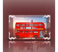 Bodamaike Vetrina compatibile con Lego 10258 autobus londinese, antipolvere, adatta per modelli e oggetti da collezione, vetrina acrilica trasparente ad alta definizione (vetrina) (B)