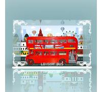 Bodamaike Vetrina compatibile con Lego 10258 autobus londinese, antipolvere, adatta per modelli e oggetti da collezione, vetrina acrilica trasparente ad alta risoluzione (vetrina) (A)