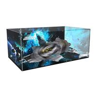 Bodamaike vetrina compatibile con portaerei Lego 76042, antipolvere, adatta per modelli e oggetti da collezione, vetrina acrilica trasparente e antipolvere (vetrina)