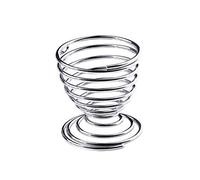 Bodbii portauovo in Metallo Supporto Molla a Spirale da Cucina Hard Boiled Egg Cup, As Shown