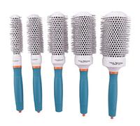 Boddceto per Capelli Professionale un 5 Dimensioni per Pettine un Rullo per Capelli per Pettine Rotonda Resistente Alle Alte Temperature