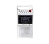 Boddceto Retro Registratore e Lettore di Cassette Supporta La Registrazione Interna Ed Esterna e La Trascrizione USB