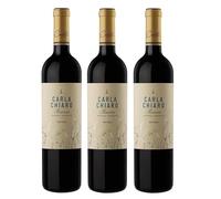Bodega Carelli. Carla Chiaro Reserva Bonarda. Vino rosso prodotto in Argentina da uve Bonarda. Confezione con 3 bottiglie da 750 millilitri cadauna. Annata 2020