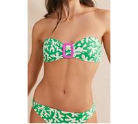 Boden Taormina Bandeau Bikini Top Green, Abstract Foliage Taglia: 6 | Bikini Outlet | Donna | Verde