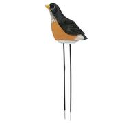 Bodenfeuchtesensor - Vogelförmiges Pflanzenhygrometer - Kunstharz-Dekoration für Obstgarten, Bauernhof, Rasen, Gewächshaus, Bonsai, Zimmertöpfe, Geburtstagsgeschenk