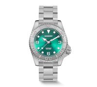 BODERRY Orologio da uomo 40mm in titanio massiccio, 3 lancette senza data, movimento NH38, resistenza all'acqua fino a 202 metri, luminescenza Japan LumiNova - ADMIRAL