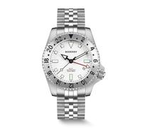 BODERRY Orologio da uomo in titanio, automatico, impermeabile fino a 200 m, con movimento automatico GMT e cinturino in titanio, Admiral