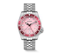 BODERRY Orologio da uomo in titanio, automatico, impermeabile fino a 200 m, con movimento automatico GMT e cinturino in titanio, Admiral