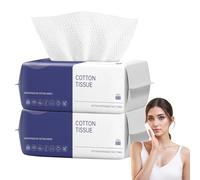 BODFPPC Asciugamani Monouso 200 Pezzi - Salviette Viso in Cotone Spesso Usa e Getta, Biodegradabili per Rimozione Trucco e Pulizia Delicata