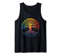 Bodh Gaya Bodhi Albero Arcobaleno Chakra Meditazione Arte Canotta