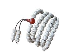 Bodhi Braccialetti di semi di seme buddista agata gialla rossa 108 perle di legno preghiera per preghiera tibetana collana meditazione elastica tratto elastico gioielli di guarigione auspicazione