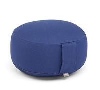 BODHI - Cuscino da Meditazione Rondo Eco, Farro, Blu Scuro