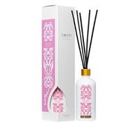 Bodhi Profumo per ambienti di alta qualità, Rose Valley, 90 ml, bastoncini profumati con delicato profumo floreale per la casa e il bagno, design bianco, diffusore di aromi senza alcool
