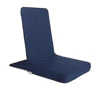 Bodhi Sedia da Pavimento Mandir XL | Seduta da meditazione con cuscino spesso | comoda sedia da pavimento con schienale imbottito | fodera lavabile, ideale per yoga e meditazione (blu notte, XL)
