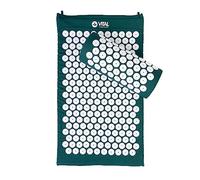 Bodhi Vital, set di tappetini per agopressione, tappetino da massaggio e cuscino con custodia, cuscino per l'auto-massaggio, tappetino rilassante contro il collo e il mal di schiena, tappetino per