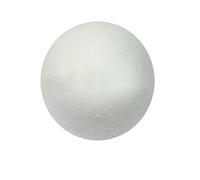 BODHI2000 10 pz 5/6 cm bianco palline di polistirolo Craft sfere in polistirene espanso palle per progetti fai da te, modellazione, composizioni floreali, decorazioni per festa di nozze, White, 6 cm