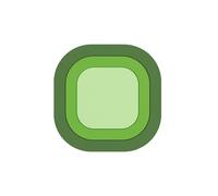 Bodhi2000 Set di tovagliette magnetiche in silicone con magneti, resistenti al calore, su entrambi i lati, impermeabili, per tavoli rotondi, sottobicchieri antiscivolo, flessibili, colore: verde