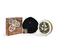 Bodhran Croce gaelico 15" con borsa e battitore ribaltabile