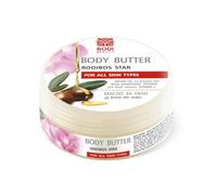 BODI BEAUTY Rooibos Star Burro per il corpo 150 ml - Crema per il corpo con olio di argan, burro di karitè, Q10 e vitamina E | idratazione intensa, elasticità | per pelli molto secche e sensibili