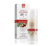 BODI BEAUTY Rooibos Star - Siero viso anti-rughe, 30 ml, con olio di argan, acido ialuronico, Q10 e vitamina E, umidità ed elasticità, pelle più liscia, per pelli secche e sensibili, siero anti-età