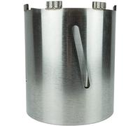 BoDi-TOOLS | Punte diamantate per cemento M16 a secco per calcestruzzo, calcestruzzo leggermente armato, muratura e mattoni NL: 180 mm | Ø 202 mm + adattatore esagonale lungo