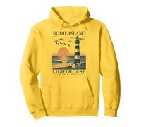 Bodie Island Faro Nags Head North Carolina Art Felpa con Cappuccio