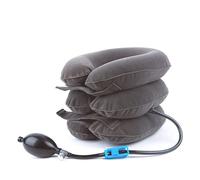 Bodiiwuliu Trazione Cervicale Collo, Collare Cervicale Gonfiabile, Decompressione Del Collo, per Casa, Ufficio (Grigio)