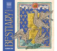 Bodleian Libraries: Medieval Bestiary Mini Wall Calendar 2026 (Art Calendar)
