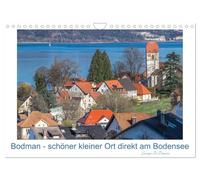 Bodman - schöner kleiner Ort direkt am Bodensee (Wandkalender 2026 DIN A4 quer), CALVENDO Monatskalender: Bodman - ein wunderbares Kleinod im Hegau