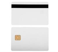 Bodno J2A040 - Schede Jcop21-36K Jcop21-36K con chip Jcop W/Hico 2 Track Mag Stripe Jcop21-36K, confezione da 10, colore: bianco con nero