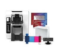 Bodno Magicard Pronto 100 - Stampante per carte d'identità e accessori completi, pacchetto software e fotocamera - Silver Edition