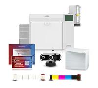 Bodno Seaory R330 RetranTransfer - Stampante per carte d'identità fronte/retro e accessori completi, software ID pacchetto e fotocamera, edizione bronzo