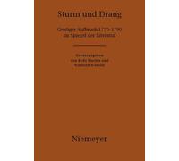 Bodo Plachta Sturm und Drang (Tascabile)