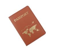 BODOBTF Coppie di amanti passaporto stampa a caldo semplice aereo donne uomini viaggio matrimonio passaporto titolare moda regalo di nozze, 14, Taglia unica