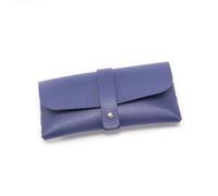 BODOBTF Custodia protettiva in pelle morbida per occhiali da lettura portatile alla moda, Blu, Taglia unica