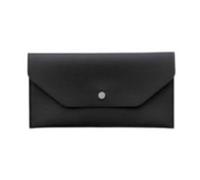 BODOBTF Donne Lungo Busta Portafogli In Pelle Soldi Pochette Multifunzionale Femminile Borsa Vacanza Borse per Le Donne Portamonete, Nero , 1PC