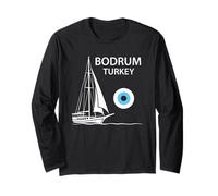 Bodrum Turchia Caicco Barca a Vela Vacanza Design Maglia a Manica