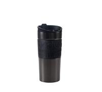 BODUM 11068-380S TRAVEL MUG Tazza da viaggio sottovuoto, 0,35 l, coperchio ribaltabile, in metallo di fucile, a tenuta stagna, confezione da 1